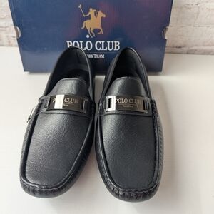 POLO CLUB TEAM" logo engraved men's shoes